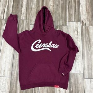 The Marathon Clothing Burgundy Crenshaw Hoodie